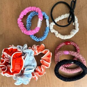Colorful Hair Scrunchies Set EUC
